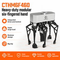 Main robotique robuste à six doigts CTHM6F460, charge utile de 120 kg, pour la manutention de pièces automobiles et l'entretien des machines CNC