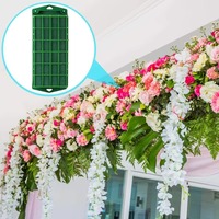 Support floral en mousse personnalisé pour arrangement floral vert, idéal pour la décoration de bureau ou murale
