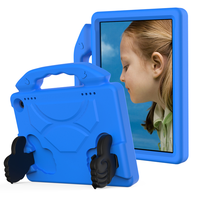 EVA Shockproof Case Protective Tablet Cover Kids Case for Amazon Kindle Fire HD 8 HD Plus(2020) Case With Thumbs up Stands