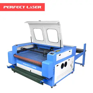 Perfekter Laser Stoff automatische Fütterung Lasergravur individuell und Maschine zum Schneiden von PVC Kristall Bambus Marmor zu verkaufen