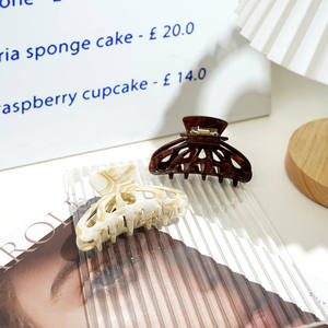 Pinza de Pelo Unisex de Acetato y Acrílico con Diseño Hueco y Simple, Color Personalizable, Accesorios para el Cabello de Alta Calidad - Product Image 6