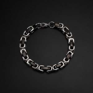 กำไลข้อมือแฟชั่นสไตล์ฮิปฮอปสำหรับผู้ชายสร้อยข้อมือสไตล์ฮิปฮอปสไตล์หรูระดับไฮเอนด์สำหรับยุโรป - Product Image 4