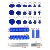 Kit de réparation de bosses de voiture avec extracteur, marteau à inertie, ventouse de carrosserie et languettes adhésives bleues pour carrosserie automobile