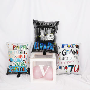 9 pièces/ensemble meilleur <span class=keywords><strong>papa</strong></span> trophée espagnol heureux fête des pères feuille ballons fête des mères fête décoration Latex Air hélium Globos cadeaux - Product Image 6