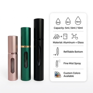 Flacone Atomizzatore di Profumo in Vetro Opaco da 5ml con Apertura a Finestra, Personalizzabile con Logo, Ricaricabile, Serigrafia, Vendita all'Ingrosso - Product Image 5