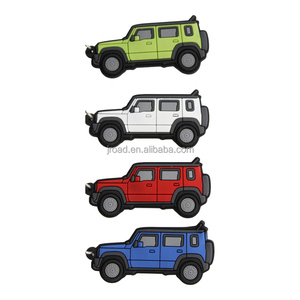 Nueva llegada Offroad verde PVC coche Logo llavero Jimny coche Logo llavero para <span class=keywords><strong>Suzuki</strong></span> Jimny 5 puertas JC74 - Product Image 4