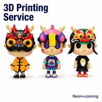Prototypes de modèles imprimés en 3D, résine ABS SLA, prototypage rapide, modélisation par rétro-ingénierie, figurine, figurine articulée, coloration, Chine