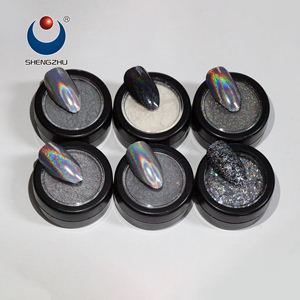 Pigmento Cromado Camaleón Mágico, <span class=keywords><strong>Efecto</strong></span> Espejo Arcoíris Galáctico para Uñas, Pintura Holográfica en Polvo - Product Image 1