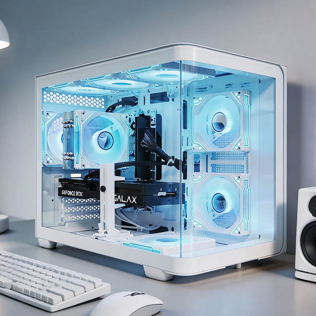 New Ryzen 7 9700X RTX 5070 12G 32G 1TB SSD DDR5 Fast Wholesale Custom Gamer Workstation Gaming Tower Desktop