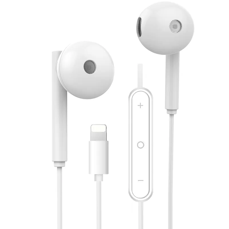 for iPhone X Wired Earphone for Plug Ear pods for iPhone 7 8 Plus XS Max XR X 10 Earphones Mic Stereo Earbud for ipad