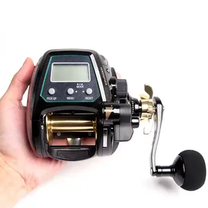 Nouvelle conception de moulinet de pêche électrique 12V pour la pêche en haute mer, moulinet de pêche en bateau, grande puissance de freinage 15KG pour les gros poissons - Product Image 2