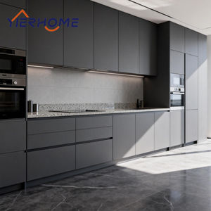 Mueble <span class=keywords><strong>de</strong></span> Cocina Modular para Apartamento, 3 Cajones, Despensa <span class=keywords><strong>de</strong></span> Piso <span class=keywords><strong>a</strong></span> <span class=keywords><strong>Techo</strong></span>, Forma <span class=keywords><strong>de</strong></span> U/L, Preparado para Electrodomésticos Integrados, Suministro al por Mayor - Product Image 4