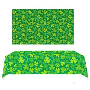 St. Patrick <b>Tablecloth</b> Set <b>Plastic</b> Rectangle Digital Printing St. Patrick's Day Party Decorations 1-20 Pcs High Quality Venue - Product Image 5