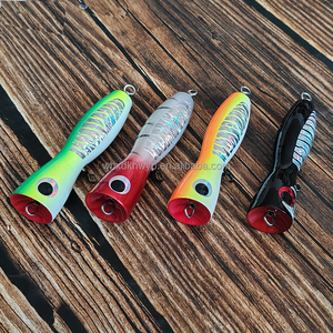 MISTER LURE 40g <span class=keywords><strong>Leurre</strong></span> de pêche Swimbait, <span class=keywords><strong>Leurre</strong></span> Popper, <span class=keywords><strong>Leurre</strong></span> Popper pour eau salée, <span class=keywords><strong>Leurre</strong></span> de traîne GT, Leurres Popper en bois - Product Image 4