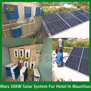 Système solaire lithium-ion à onde sinusoïdale pure pour hôtel, couverture 24h/24, 40 chambres, économie d'énergie continue de 90 % sur les factures d'électricité - Product Image 2
