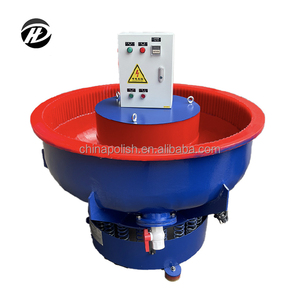 Machine de polissage automatique vibratoire à moteur continu HengDa 300L 3.7kW pour finition de tôles d'acier - Product Image 5