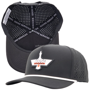 Casquette de baseball personnalisée pour équipes de hockey, en polyester perforé, avec logo en PVC de qualité supérieure, pour l'extérieur, en couleur intégrale, avec cordon, OEM ODM - Product Image 2