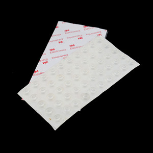 Coussinets anti-collision en silicone transparents, adhésifs, pour meubles, porte de placard, réduction du bruit, amortissement, auto-adhésifs - Product Image 3