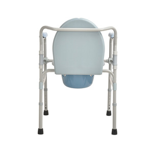 Folding Nursing <b>Commode</b> <b>Chair</b> Grey Hospital <b>Chair</b> For Elderly And Disabled Patients - Product Image 4