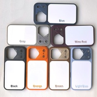 Sublimations-Handyhüllen-Rohlinge, 2D-Wärmeübertragungs-Handyhülle mit Metallknöpfen für iPhone 17 Pro, Hochwertige Bunte TPU-PC-Hülle