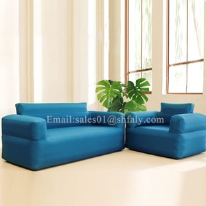 Furniture Custom LOGO Single <b>Sofa</b> One-touch Automatic Inflatable <b>Sofa</b> Armchair - Product Image 2