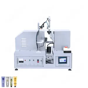 El kremi için HYTS-120 yarı otomatik yumuşak tüp ultrasonik kuyruk yapıştırma makinesi