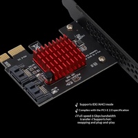 Carte adaptateur d'extension PCI-E vers 3.0 pour disque dur avec interface 6 Gbps en stock