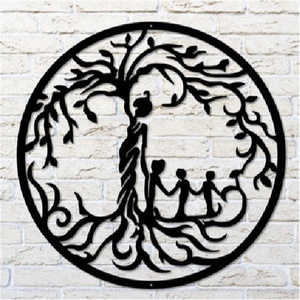 Albero della vita festa della mamma amore infinito produttori di decorazione per la <span class=keywords><strong>casa</strong></span> vendita calda in metallo arte della parete - Product Image 3