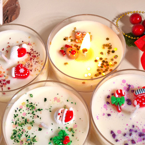 Bougie votive en cire de soja faite à la main - Décoration de la maison Cadeau de fête Aromathérapie En stock - Product Image 1