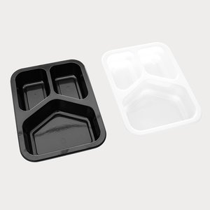 Plateau en CPET recyclable |   -40 ℃   ~ +220 ℃   Compatible avec les fours doubles | Conteneur alimentaire CPET compostable jetable de qualité alimentaire - Product Image 4