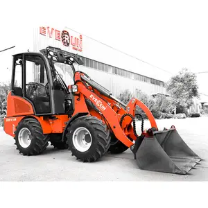 Everun High Performance ER11H 1000kg With EPA4/EURO5 Engine Front End Compact Mini Wheel Loader