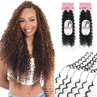 Extensions de cheveux au crochet Julianna en fibres synthétiques de protéines bio pour tresses bohèmes et boucles birmanes Miracle Knots
