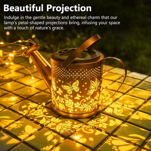 Lámparas Solares LED para Jardín, Lámpara <span class=keywords><strong>Solar</strong></span> para Exteriores con Forma de Tetera, Iluminación Decorativa Impermeable para Jardín - Product Image 3