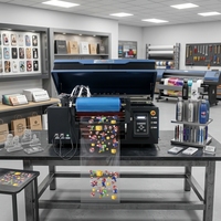 Imprimante jet d'encre UV à plat 3-en-1 DTF A3 4060 |   Tête d'impression haute performance XP600 / I1600 pour l'impression polyvalente d'étiquettes et de matériaux