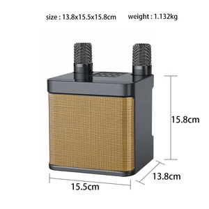 Мини портативный микрофон домашний Поющий караоке семейный беспроводной <span class=keywords><strong>Bluetooth</strong></span> открытый портативный динамик с микрофоном - Product Image 2
