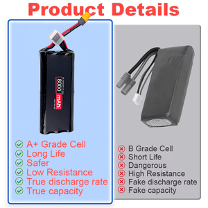 Baterias de Lítio-Ion 21700 6S2p 22.2V 8000mAh 25C de Alta Taxa para Drones e Modelos de Aeronaves - Product Image 4