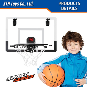 Regali giocattolo Mini canestro da basket Indoor con segnapunti elettronico canestro da basket con 2 Mini ball tabellone robusto per bambini - Product Image 4