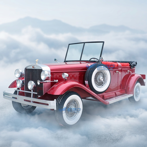 Voiture électrique classique pratique et rapide avec carrosserie métallique, vue panoramique, idéale pour le tourisme, couleur personnalisable, style rétro, voiture vintage - Product Image 1