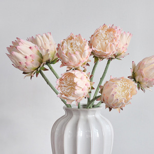 Flores Artificiales de Protea Yoshinobu, Tallo Individual, Arreglo Floral de Seda de Poliéster para Decoración del Hogar y Bodas, Estilo Nórdico - Product Image 2