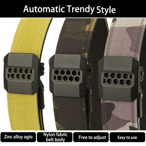 Groothandel Custom Outdoor Edc Bcp Nylon Tactische Pistool Riem Ratchet Systemen Auto Lock Legering Gesp Sportieve Stijl 120Cm Lengte Riemen - Product Image 4