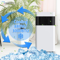 Climatiseur mobile JJPRO GREENFLY 2026, 3000 BTU, très vendu, climatiseur portable 5000 BTU, certifié CE EER