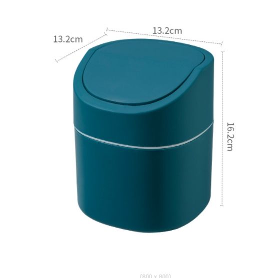 Couvercle à ouverture pivotante bleu 16cm