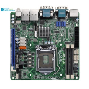 เมนบอร์ดควบคุมอุตสาหกรรมแบบฝังตัว IMB-181 MINI-ITX มี LGA1150ชิปเซ็ตหลัก <span class=keywords><strong>Q87</strong></span> i7ซีพียู i5 DDR3ขนาด16กิกะไบต์สำหรับ ASRock - Product Image 1