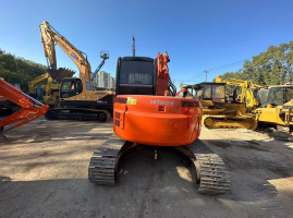 Mini-excavatrice sur chenilles Hitachi ZX75 d'occasion de haute qualité avec boîte de vitesses et engrenages, certifiée CE/EPA, haute efficacité - Product Image 6