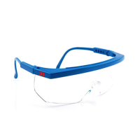Gafas de Seguridad de Policarbonato 3M 1711 al por Mayor, Montura de Vinilo, Lentes Transparentes para Protección Ocular en Laboratorios, Talleres Industriales