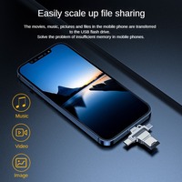 Adaptador OTG 3.0 de Alta Velocidad Cuatro en Uno, Lector de Tarjetas de Memoria para Teléfono Móvil con Interfaz USB, Compatible con Tarjetas TF y SD