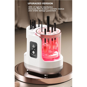 <span class=keywords><strong>Nettoyeur</strong></span> et sécheur <span class=keywords><strong>de</strong></span> pinceaux <span class=keywords><strong>de</strong></span> maquillage électrique automatique multifonctionnel, portable, nettoyage rapide des pinceaux cosmétiques, machine à laver à séchage rapide - Product Image 3