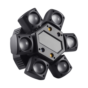 Mini Proyector de Luz LED de Seis Brazos, Efecto de Luz Estroboscópica Láser RG, Luz de Discoteca, Iluminación de Escenario para Fiestas, Bares y Clubes - Product Image 3