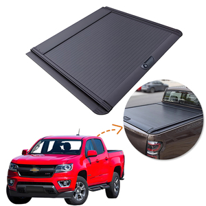 Piezas de coche resistentes a los arañazos tapa de rodillo camioneta cubierta de Tonneau de aleación de aluminio para <span class=keywords><strong>Chevrolet</strong></span> Colorado Crew Cab 2012-2019 - Product Image 1