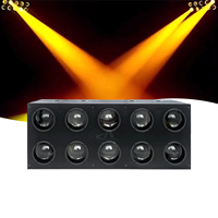 10*100W LED-Matrix-Stroboskoplicht mit Zusatzlicht, Blitzstrahlen und Flutlicht für DJ, Nachtclub, Disco und Konzerte